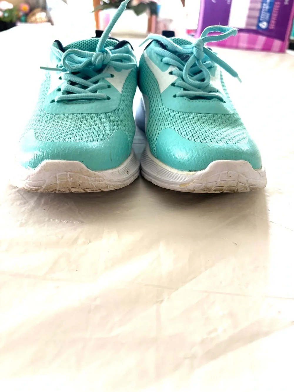 Avia Aqua & Navy Life Collection Trainer Running Sneakers SZ 7.5 Worn 1X Clean